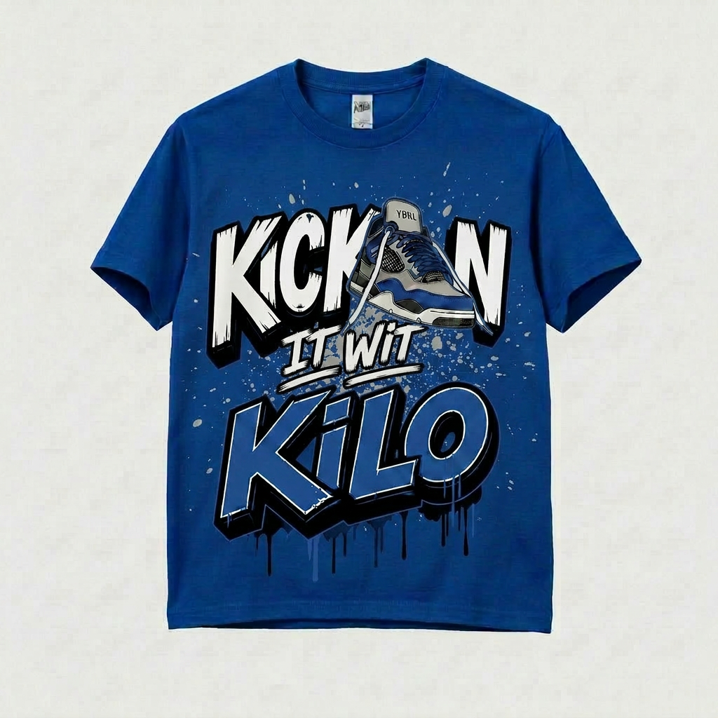 Kickin It Wit Kilo Tee — Royal Blue