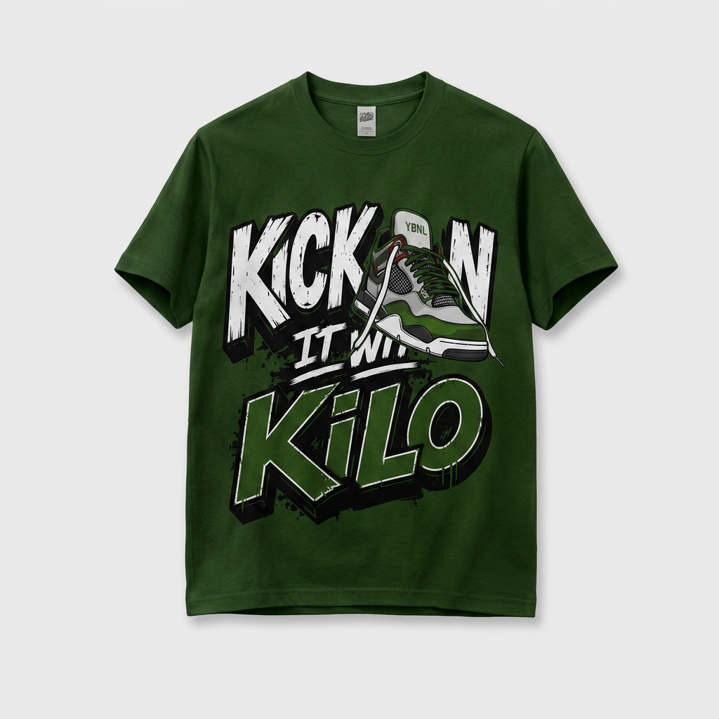 Kickin It Wit Kilo Tee — Forest Green