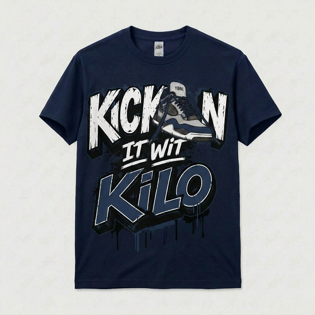 Kickin It Wit Kilo Tee — Navy